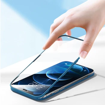 X-Race 360 visiškai padengti grūdinto stiklo apsauga atveju, tinka iphone 12 pro max mini 