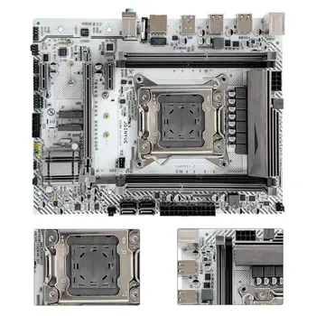 X99 Kasybos Miner Plokštė LGA 2011-3With Dual 2 M. Paramos Keturių Kanalų DDR4 ECC/NON-ECC RAM E5 2678 V3 E5 2620 2650 V3 X99-K9