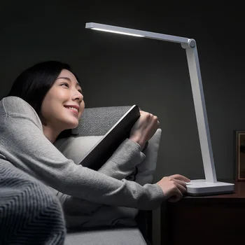 Xiaomi Mijia Smart LED Lempos Lite Touch Kontrolės Akių Apsauga Skaityti Stalas Naktį Šviesos Pelninga, Sulankstomas Naktiniai 3 Ryškumas Režimai