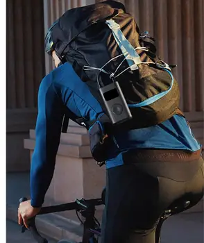 Xiaomi Pripučiamų padangų Slėgio Skaitmeninis Ekranas Mijia šviesos Nešiojamų Padangų Kompresorius Kelių purkštukų futbolo dviračių Automobilio padanga