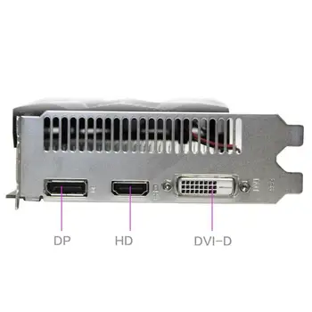 Yeston RX560D-4G D5 Vaizdo Plokštę, Atskiras Žaidimų Grafika Kortelės 1176MHz/6000MHz 4G/128bit/GDDR5/DP+DVI-D+HDMI Darbalaukio Vaizdo plokštės
