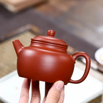 Yixing raw Dahongpao raudonos molio, rankų darbo arbatinukas Dezhong arbatinukas kamuolys skylę buitinių arbatos rinkinys dovanų prekes