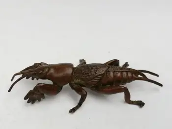 YIZHU CULTUER MENO Kolekcija Senosios Kinijos Bronzos Drožyba mol kriketo Statula Pakabukas arba Puošmena