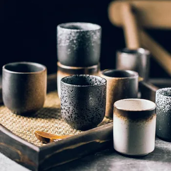 YMEEI Japonų Stiliaus Keramikos Vandens Puodelį Keramikos Ranka-dažytos Kungfu Teacup Specializuota Porceliano Kavos Drinkware