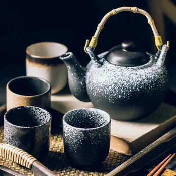 YMEEI Japonų Stiliaus Keramikos Vandens Puodelį Keramikos Ranka-dažytos Kungfu Teacup Specializuota Porceliano Kavos Drinkware