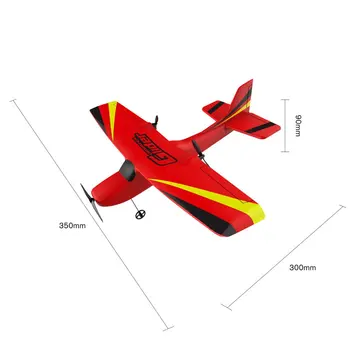 Z50 2.4 G 2CH 350mm Micro Sparnų, Nuotolinio Valdymo pultas RC Sklandytuvas Lėktuvo Plokštumos Fiksuoto Sparno ELP Drone su įmontuotą Giroskopą Vaikams