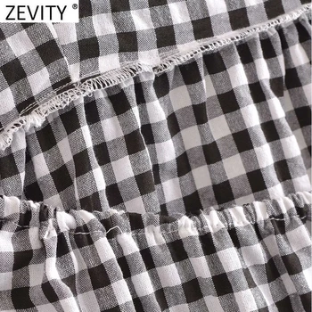 Zevity 2021 Moterų Mados Pledas Spausdinti Atsitiktinis Klostes Raukiniai Diržas Moteriška Suknelė, Prašmatnus Backless Lankas Susieta Boho Midi Vestido DS8506