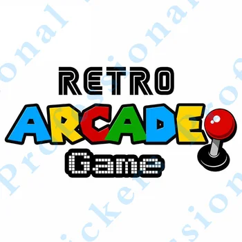 Įdomus Retro Arcade Žaidimas Automobilių, Lipdukai, Dekoras Motociklų Lipdukai Off-road Nešiojamas Kamieno PVC Vinilo