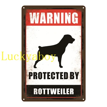Įspėjimas Saugokitės Šunų Derliaus Metalo Alavo Ženklai Plakatas Įspėjimo Šuo Retro Apnašas Sienų Apdailai A12