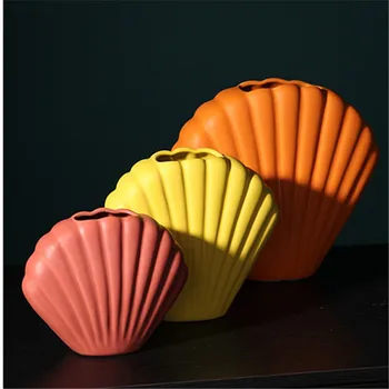Šiaurės Šalių Meno Lukštais Vaza Kūrybinės Keramikos Figūrėlės Modernus Minimalistinis Namų Dekoro Kambarį Dekoro Priedai Artware A2337