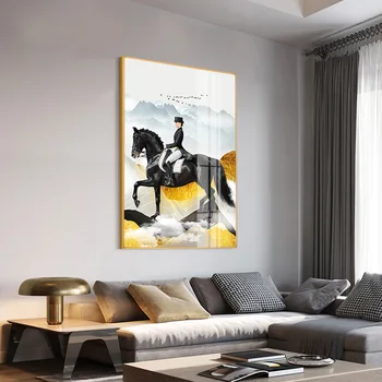 Šiuolaikinių HD Arklių Plakatų Ir grafikos Paveikslai Tapyba Sienos Menas Nuotraukas Kambarį Gyvūnų Mados Šiaurės Stiliaus Namų Dekoro